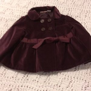 Fancy Velvet Swing Coat, 24m